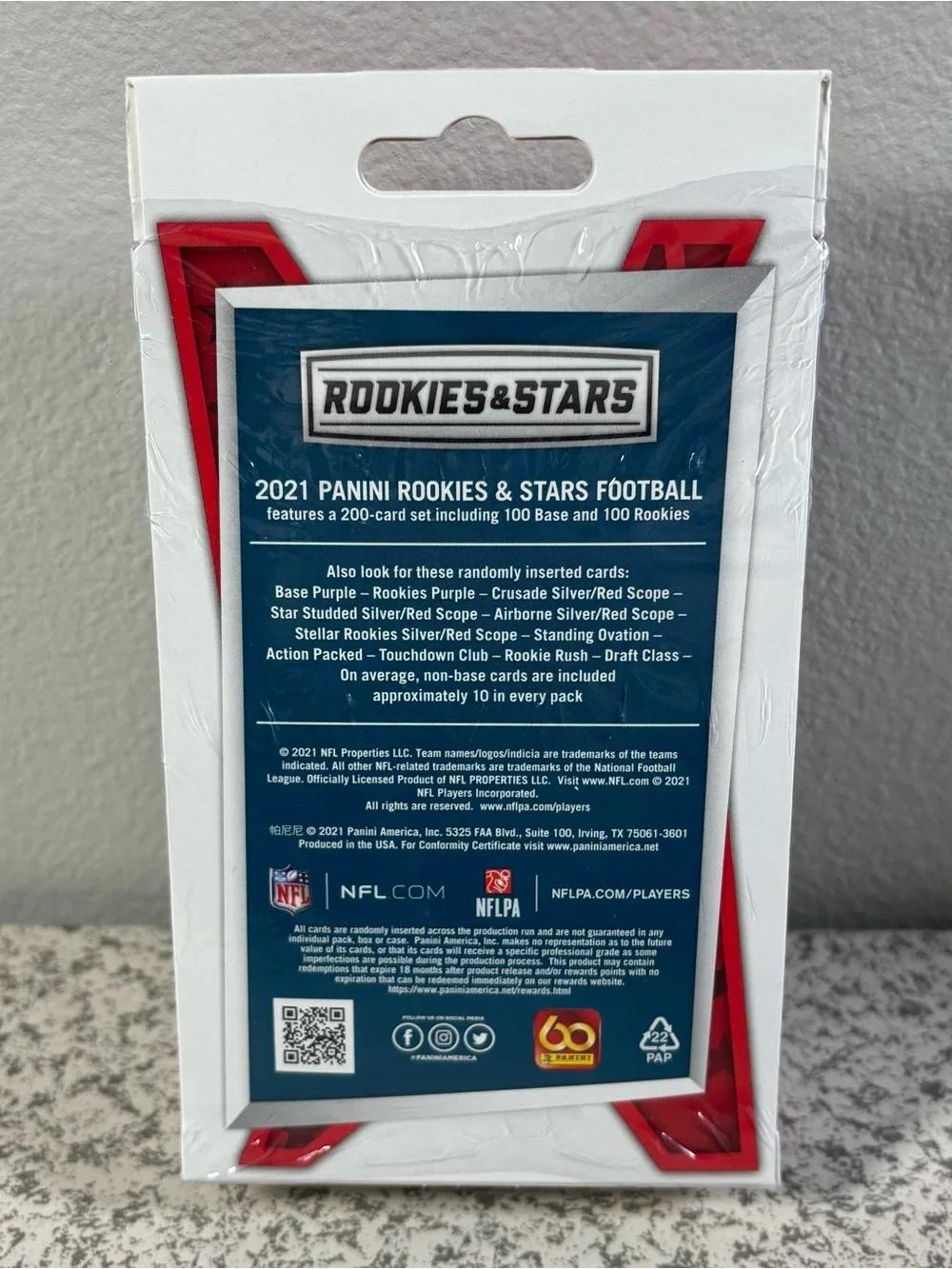 2021 Panini Rookies & Stars Hanger Box NFL Football Cards New